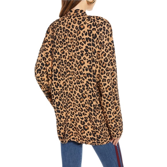 Nordstrom Rack Leopard Print Open Jacket - Picture 5 of 6